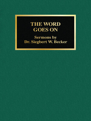 cover image of The Word Goes On 2nd Ed